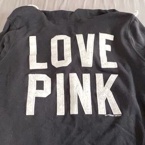 PINK Full Zip Hoodie size L